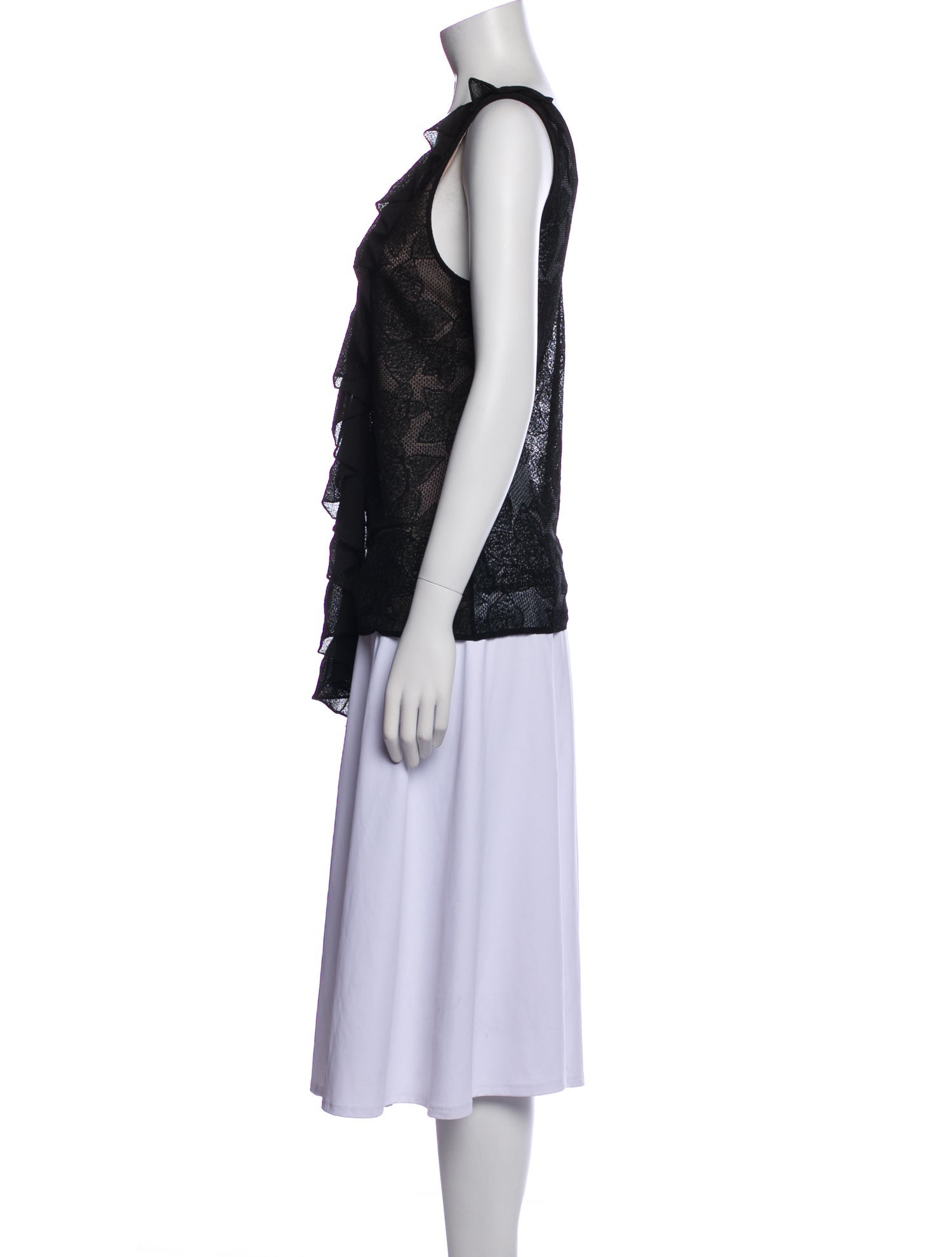 Roberto Cavalli V-Neck Sleeveless Tunic