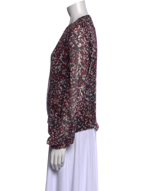 Roberto Cavalli Silk Printed Blouse
