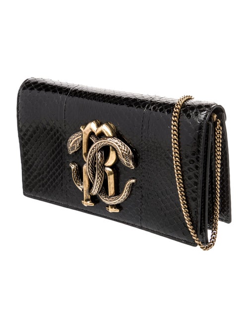 Roberto Cavalli Snakeskin Clutch