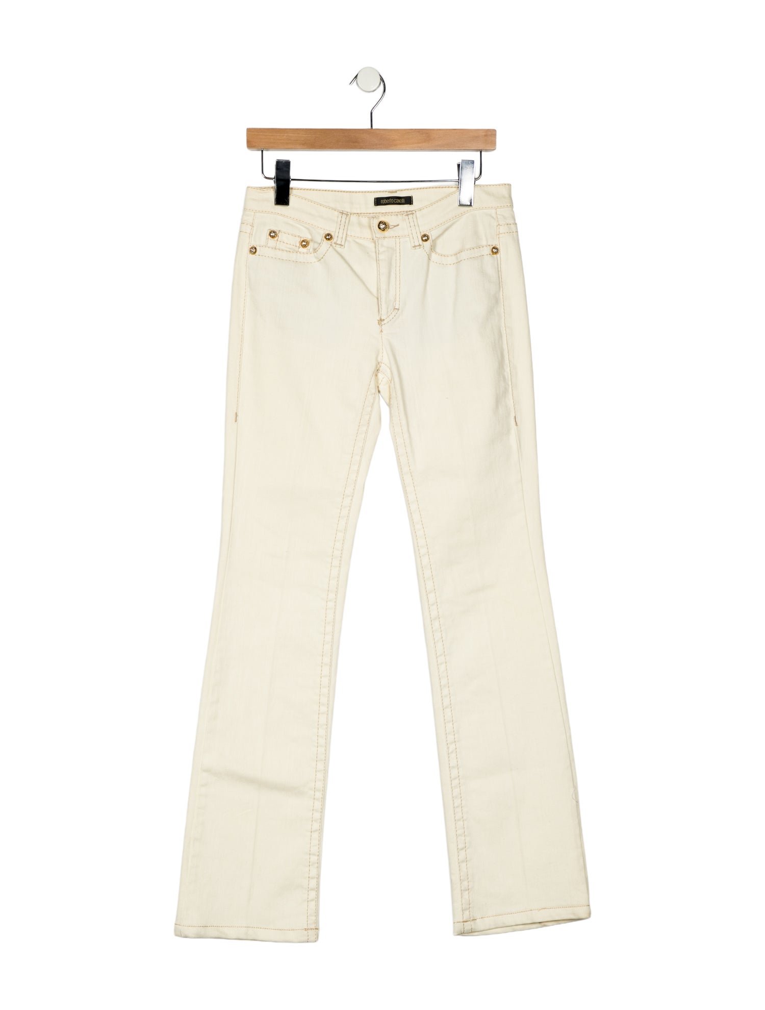 Roberto Cavalli Mid-Rise Wide Leg Jeans