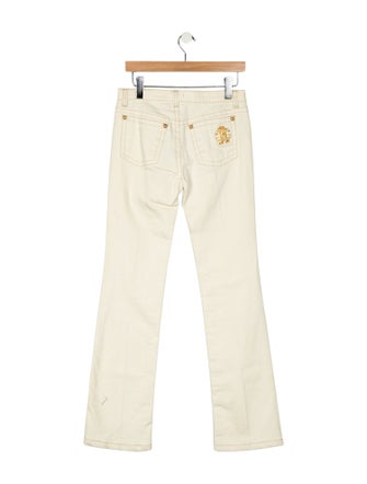 Roberto Cavalli Mid-Rise Wide Leg Jeans