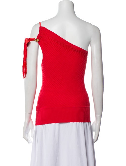 Roberto Cavalli One-Shoulder Sleeveless Top