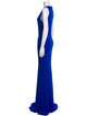 Roberto Cavalli V-Neck Long Dress