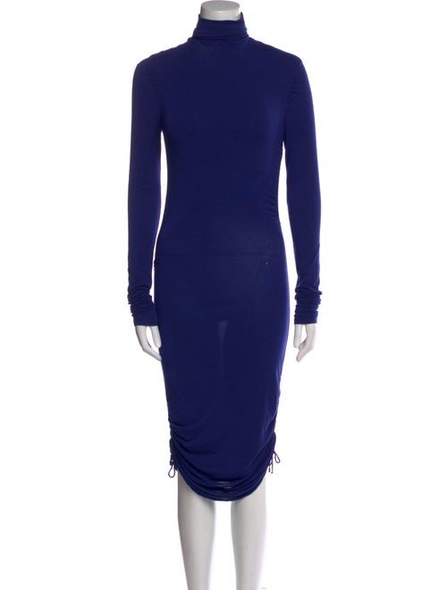 Roberto Cavalli Turtleneck Long Dress