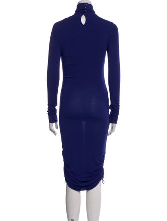 Roberto Cavalli Turtleneck Long Dress