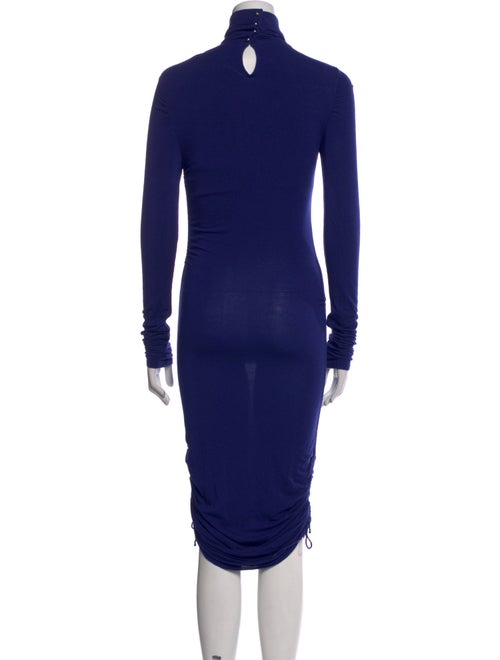 Roberto Cavalli Turtleneck Long Dress
