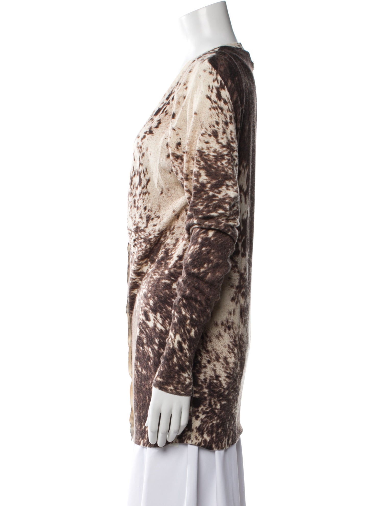 Roberto Cavalli Cashmere Printed Sweater