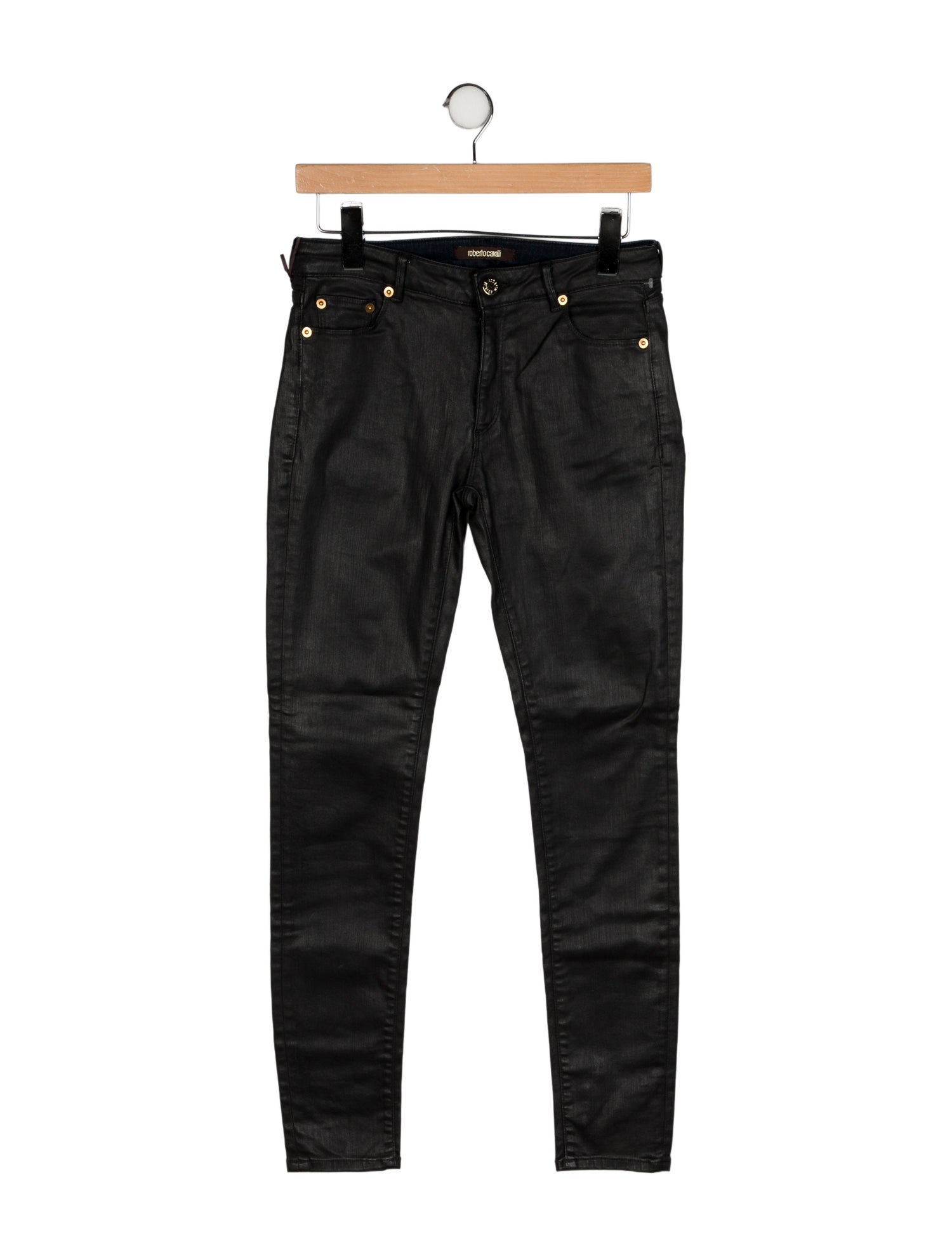 Roberto Cavalli Mid-Rise Skinny Leg Jeans w/ Tags