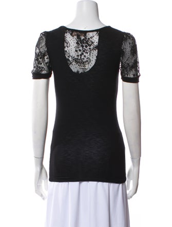 Roberto Cavalli Scoop Neck Short Sleeve T-Shirt