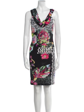 Roberto Cavalli Nylon Knee-Length Dress