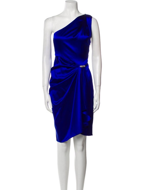 Roberto Cavalli Silk Knee-Length Dress