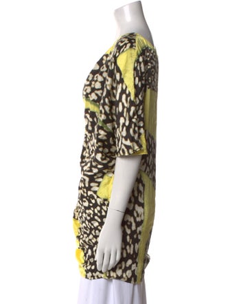 Roberto Cavalli Silk Animal Print Tunic