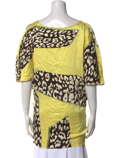 Roberto Cavalli Silk Animal Print Tunic