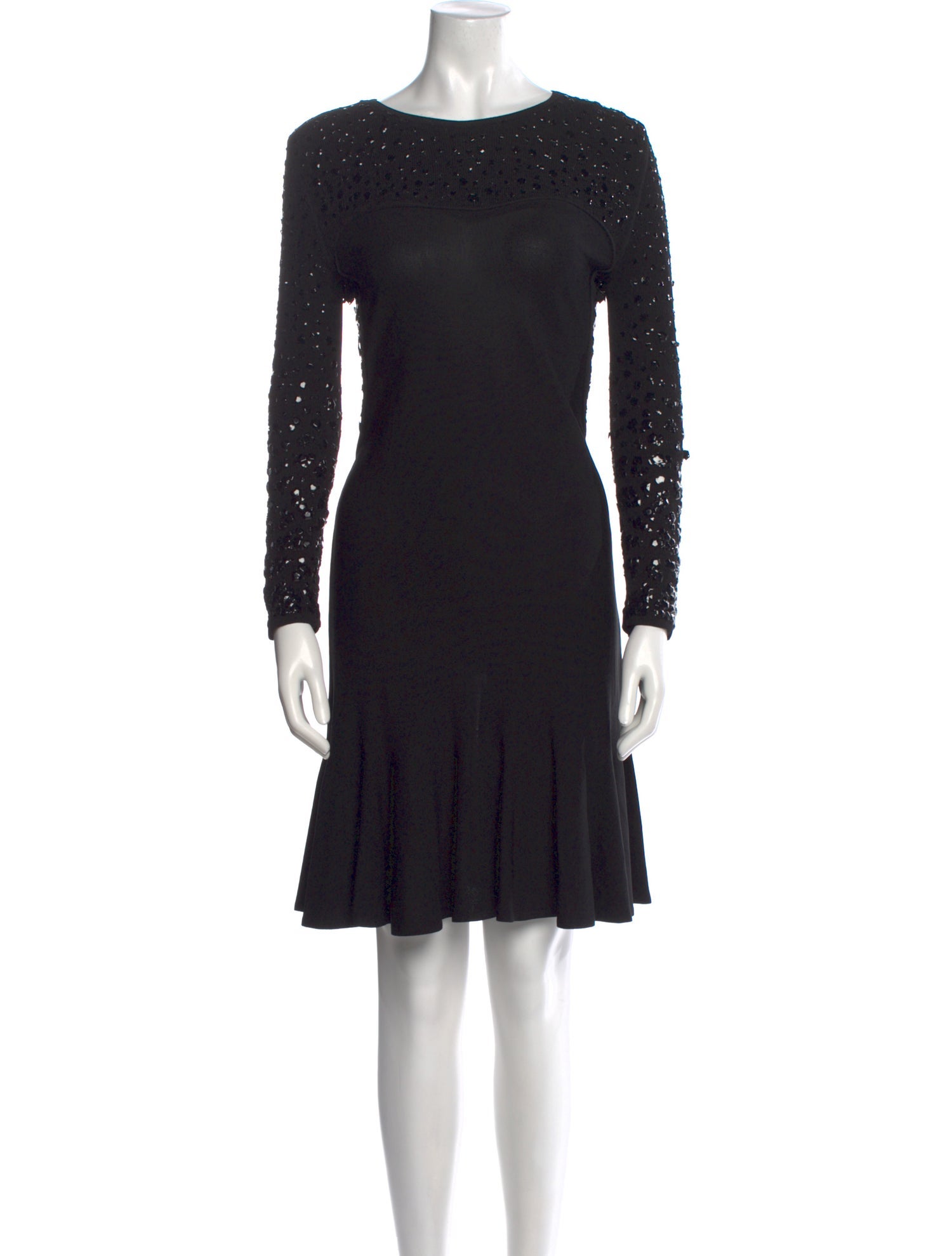 Roberto Cavalli Bateau Neckline Mini Dress