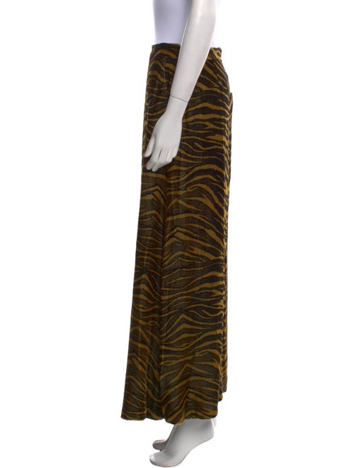 Roberto Cavalli Velvet Midi Length Skirt