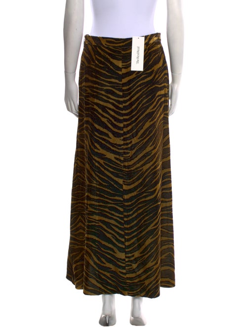 Roberto Cavalli Velvet Midi Length Skirt