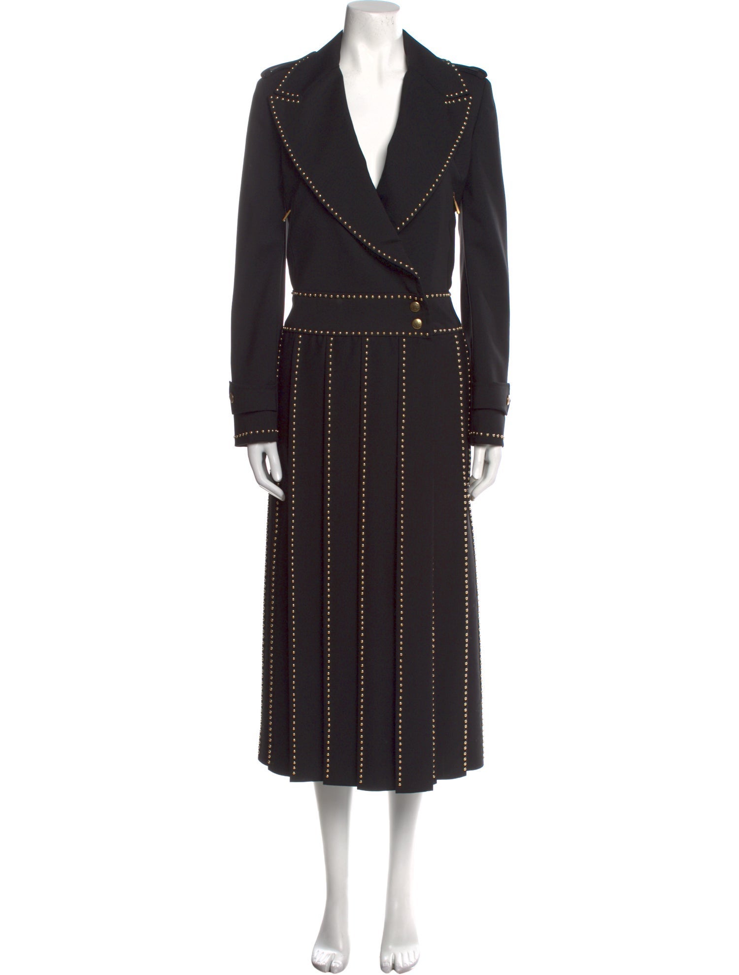 Roberto Cavalli V-Neck Long Dress