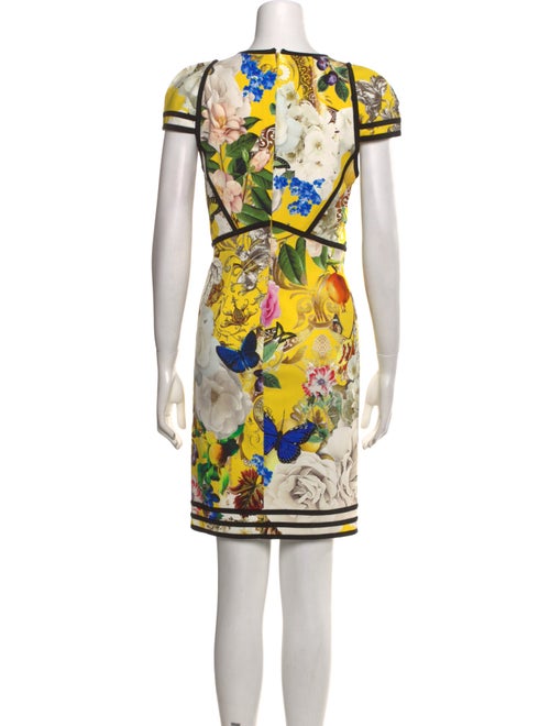 Roberto Cavalli Floral Print Mini Dress
