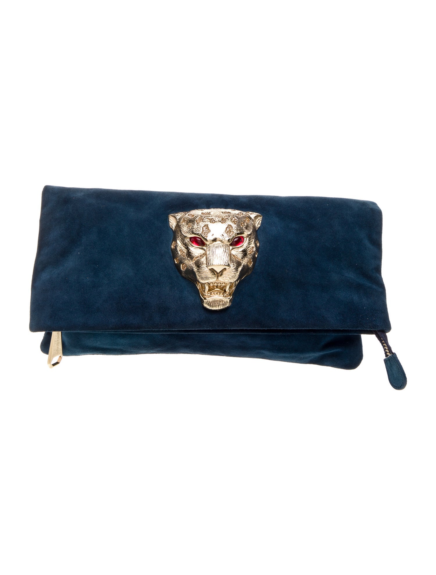 Roberto Cavalli Suede Clutch