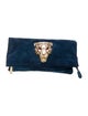 Roberto Cavalli Suede Clutch