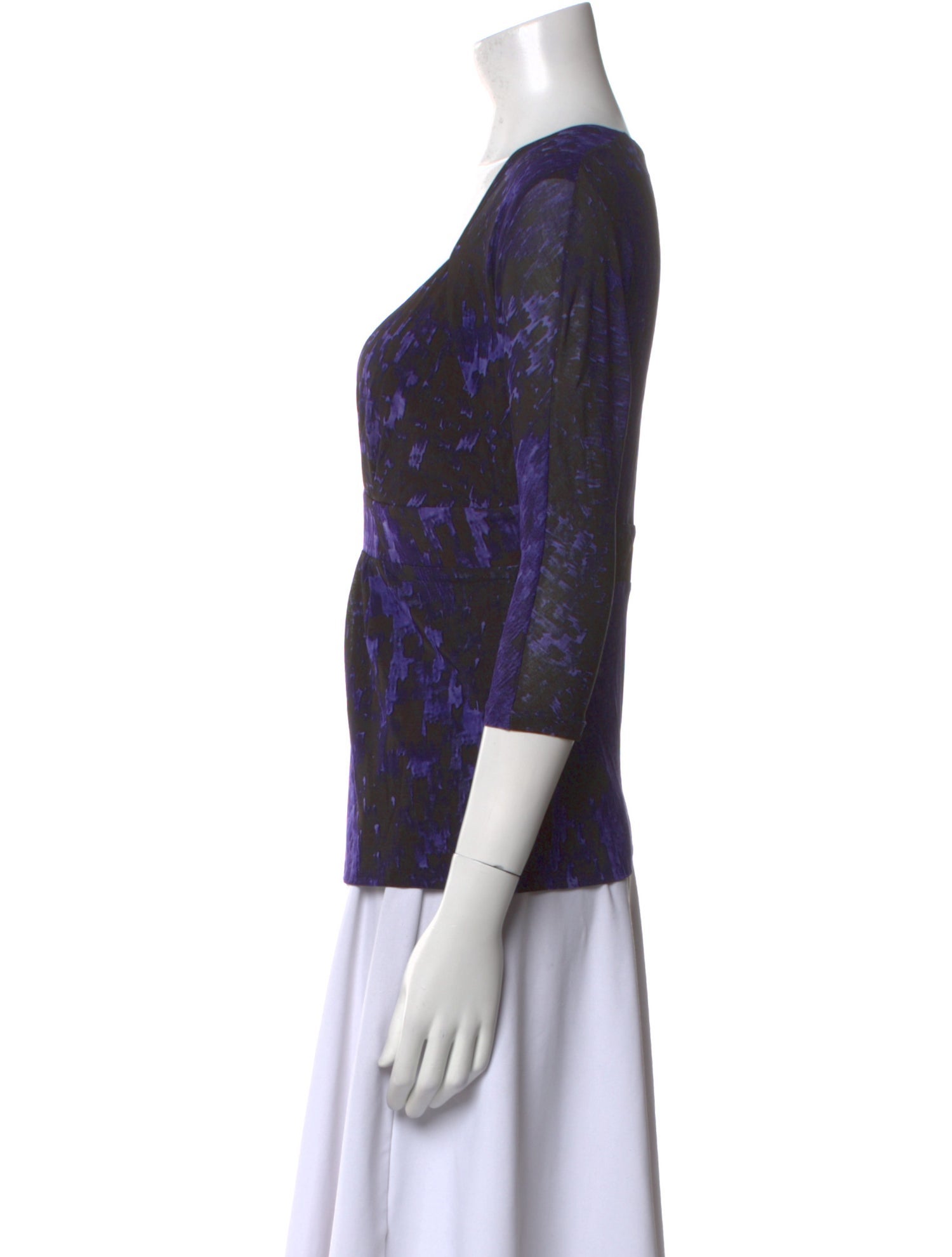 Roberto Cavalli Nylon Printed Top