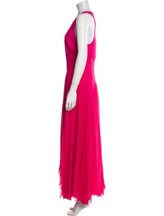 Roberto Cavalli Silk Long Dress