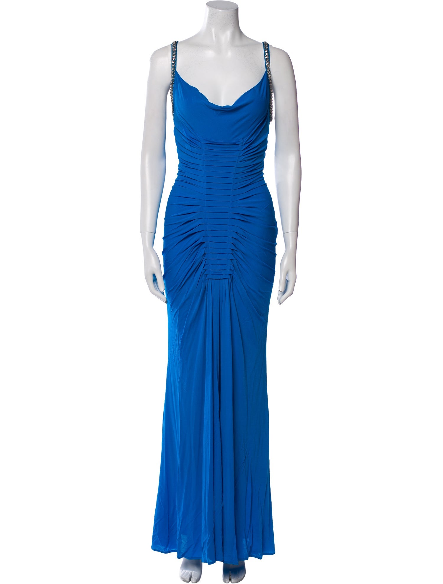 Roberto Cavalli Cowl Neck Long Dress