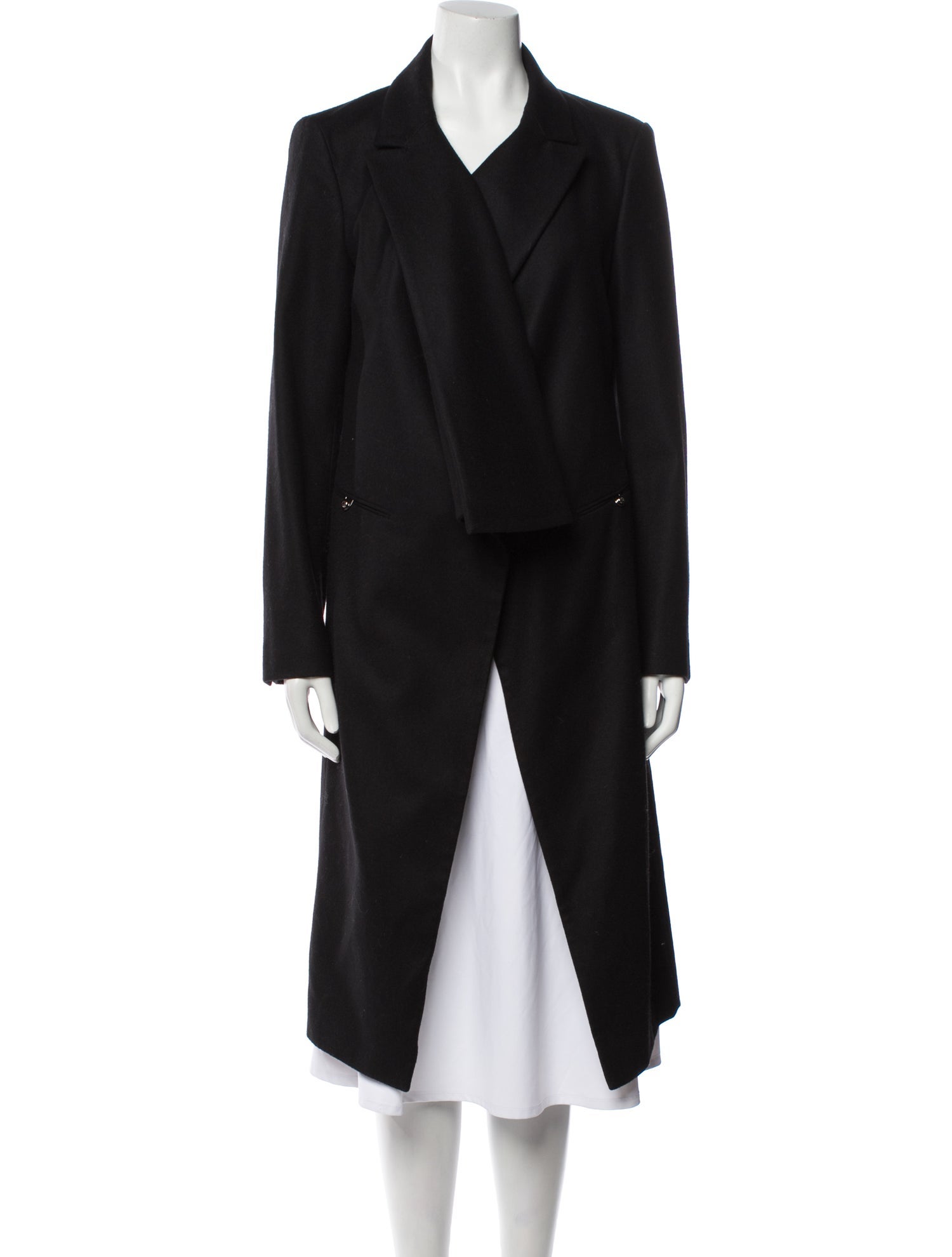Roberto Cavalli Virgin Wool Trench Coat