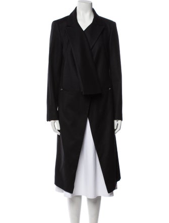 Roberto Cavalli Virgin Wool Trench Coat