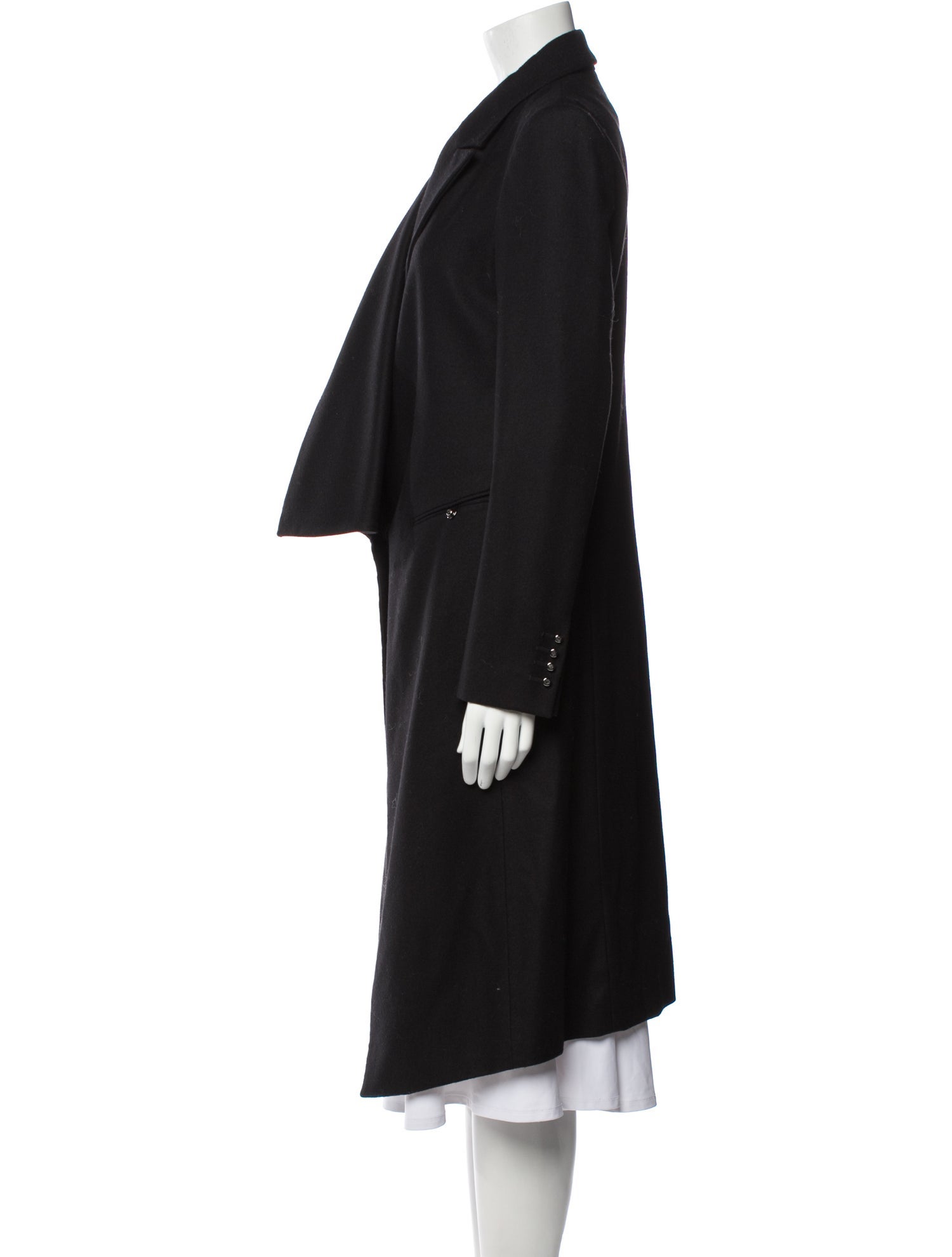 Roberto Cavalli Virgin Wool Trench Coat