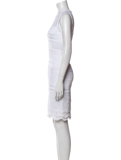 Roberto Cavalli Crew Neck Mini Dress