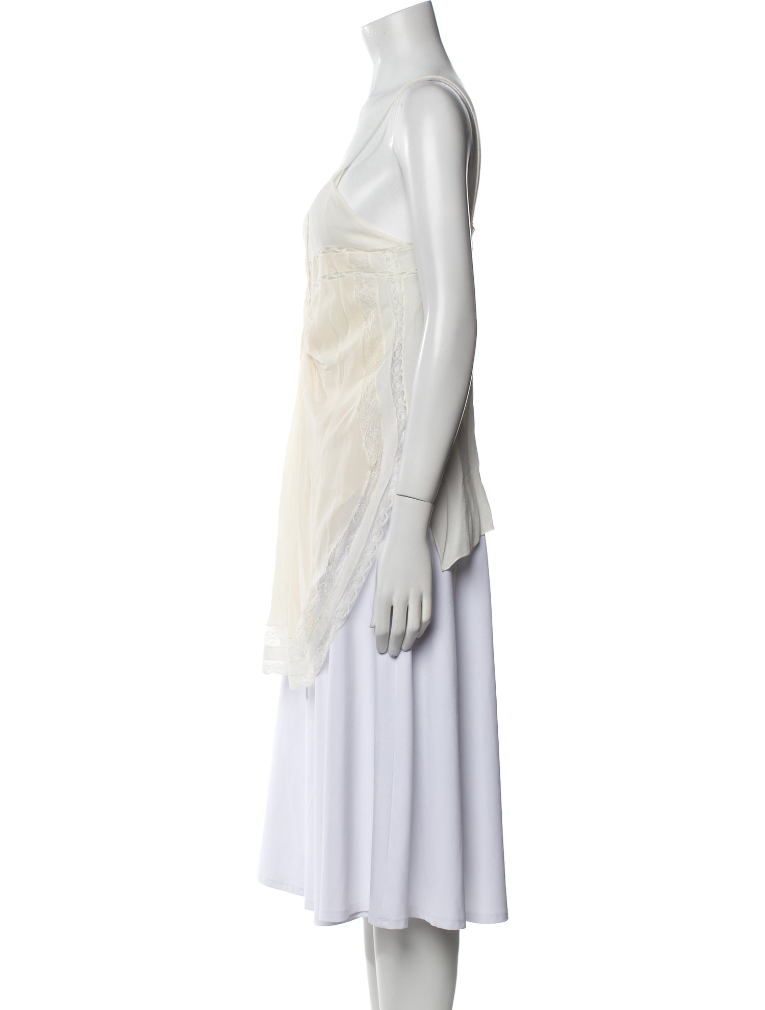 Roberto Cavalli Silk Square Neckline Tunic