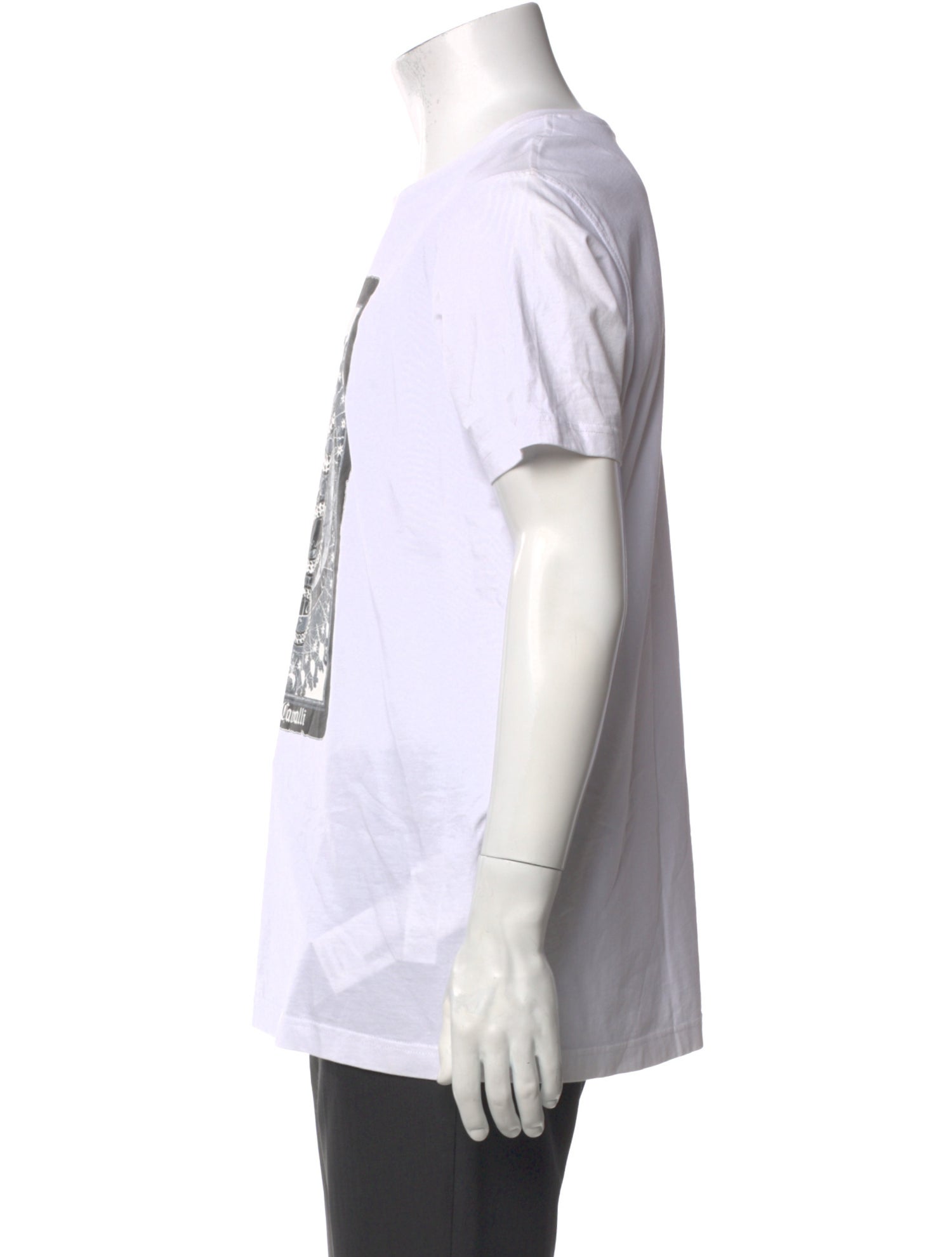 Roberto Cavalli Graphic Print Crew Neck T-Shirt