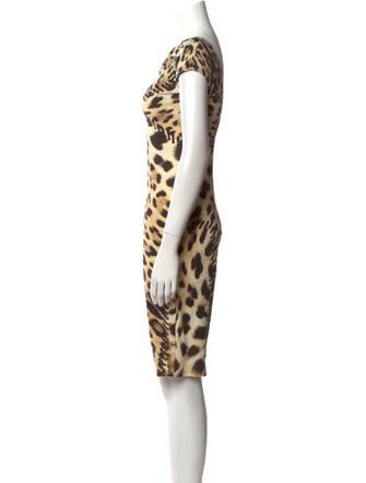 Roberto Cavalli Nylon Knee-Length Dress