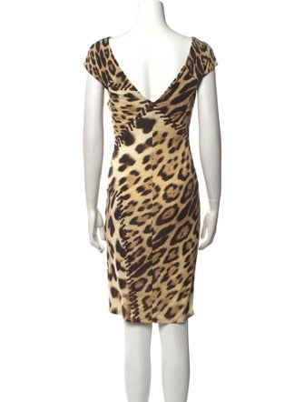 Roberto Cavalli Nylon Knee-Length Dress