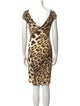 Roberto Cavalli Nylon Knee-Length Dress