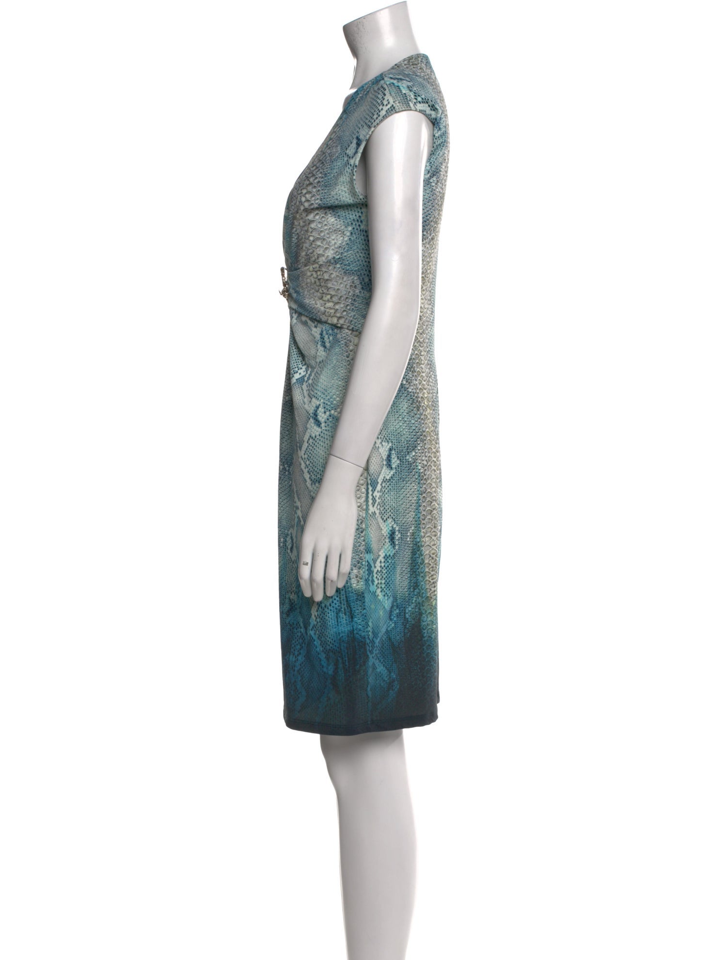 Roberto Cavalli Nylon Knee-Length Dress