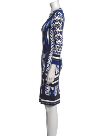 Roberto Cavalli Printed Knee-Length Dress