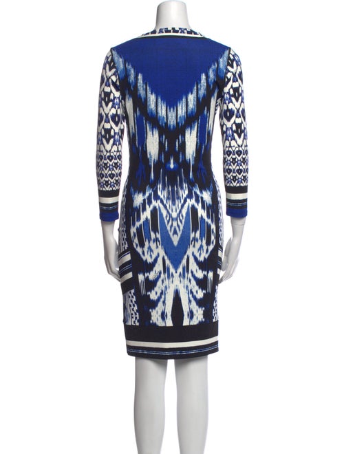 Roberto Cavalli Printed Knee-Length Dress
