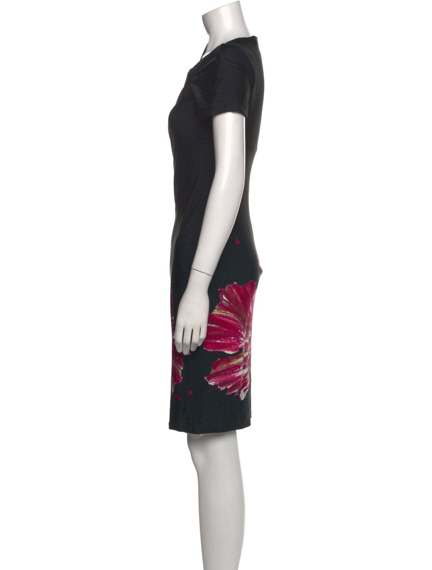 Roberto Cavalli Nylon Knee-Length Dress