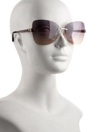 Roberto Cavalli Oversize Tinted Sunglasses