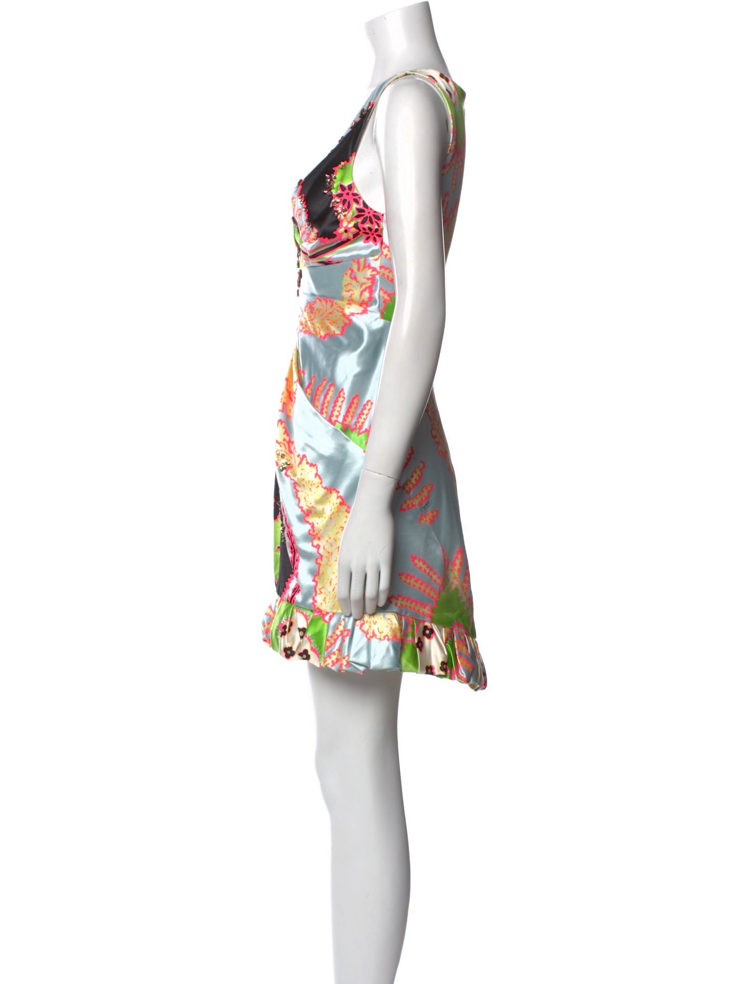 Roberto Cavalli Printed Mini Dress