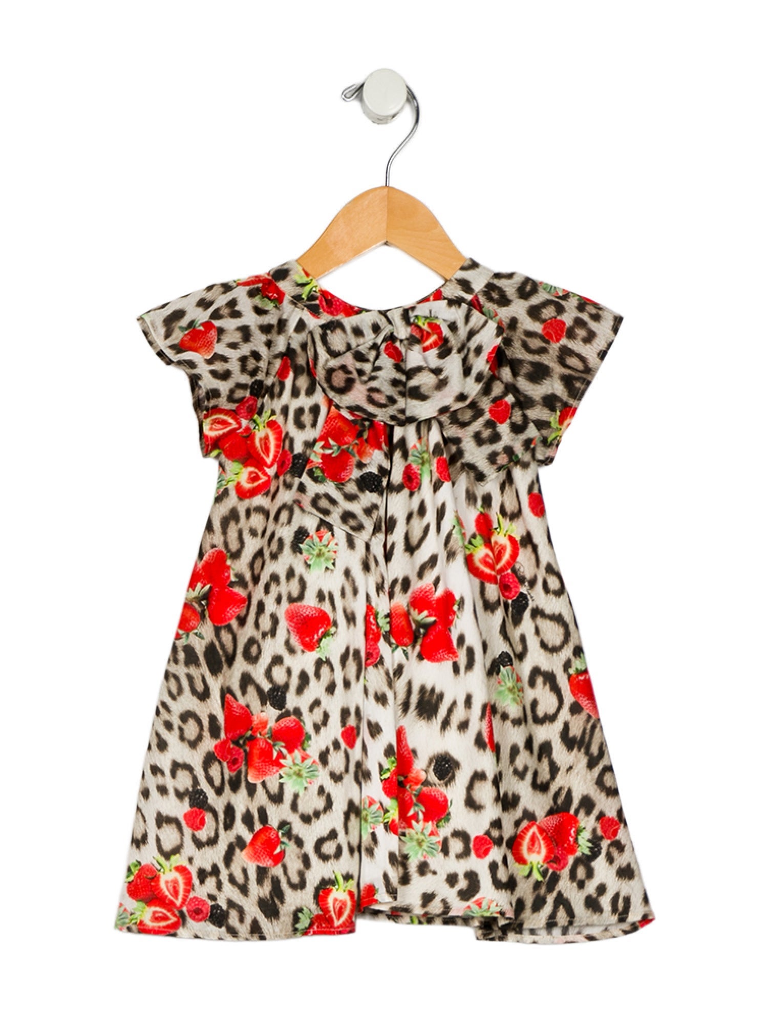 Roberto Cavalli Infant Girls' Animal Print Short Sleeve Dress