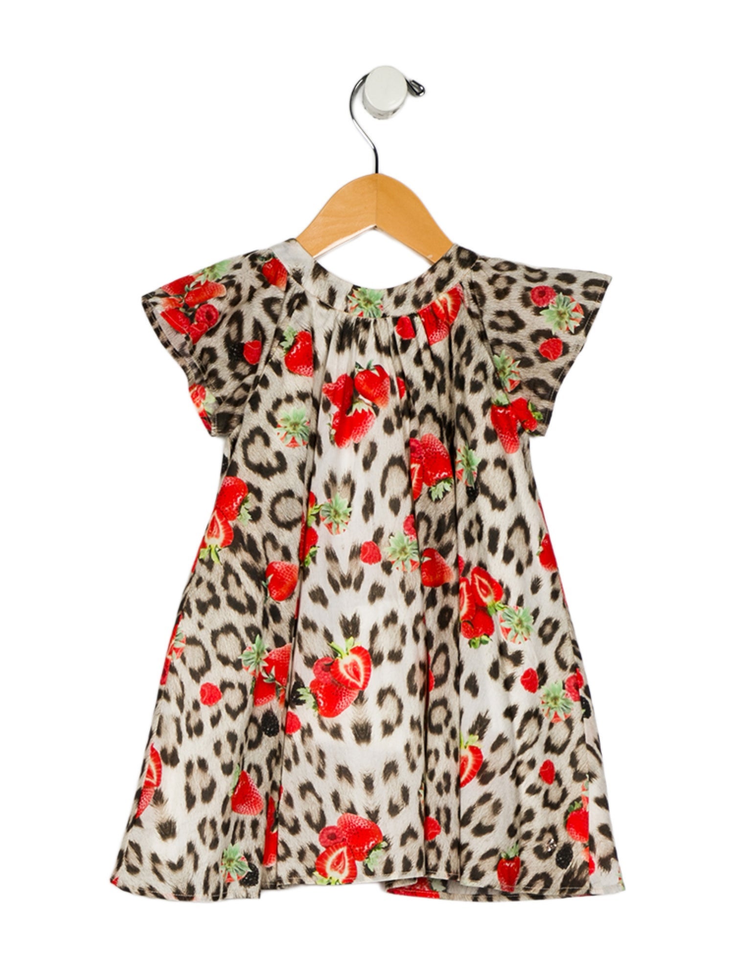 Roberto Cavalli Infant Girls' Animal Print Short Sleeve Dress