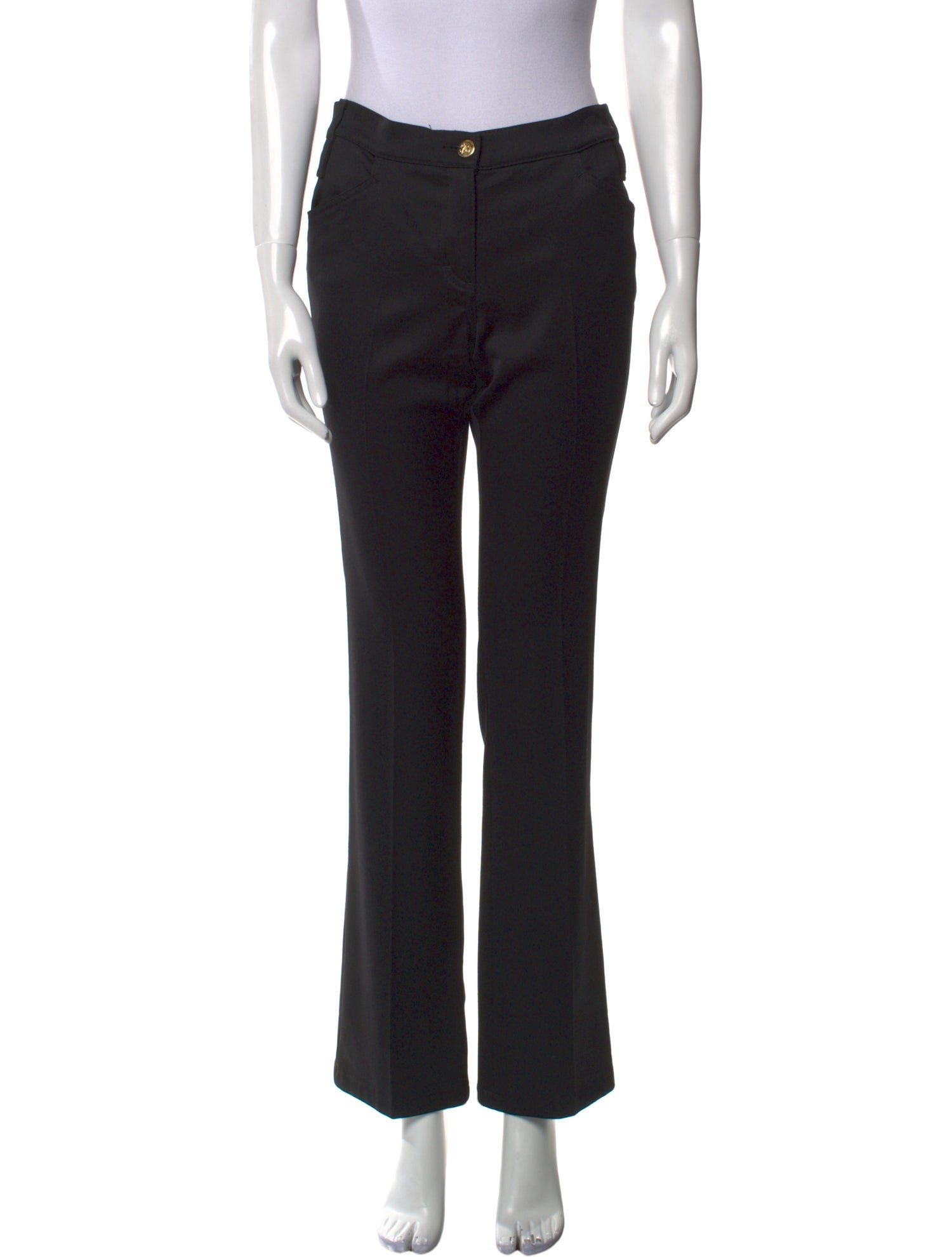 Roberto Cavalli Wool Straight Leg Pants