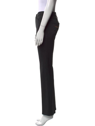 Roberto Cavalli Wool Straight Leg Pants