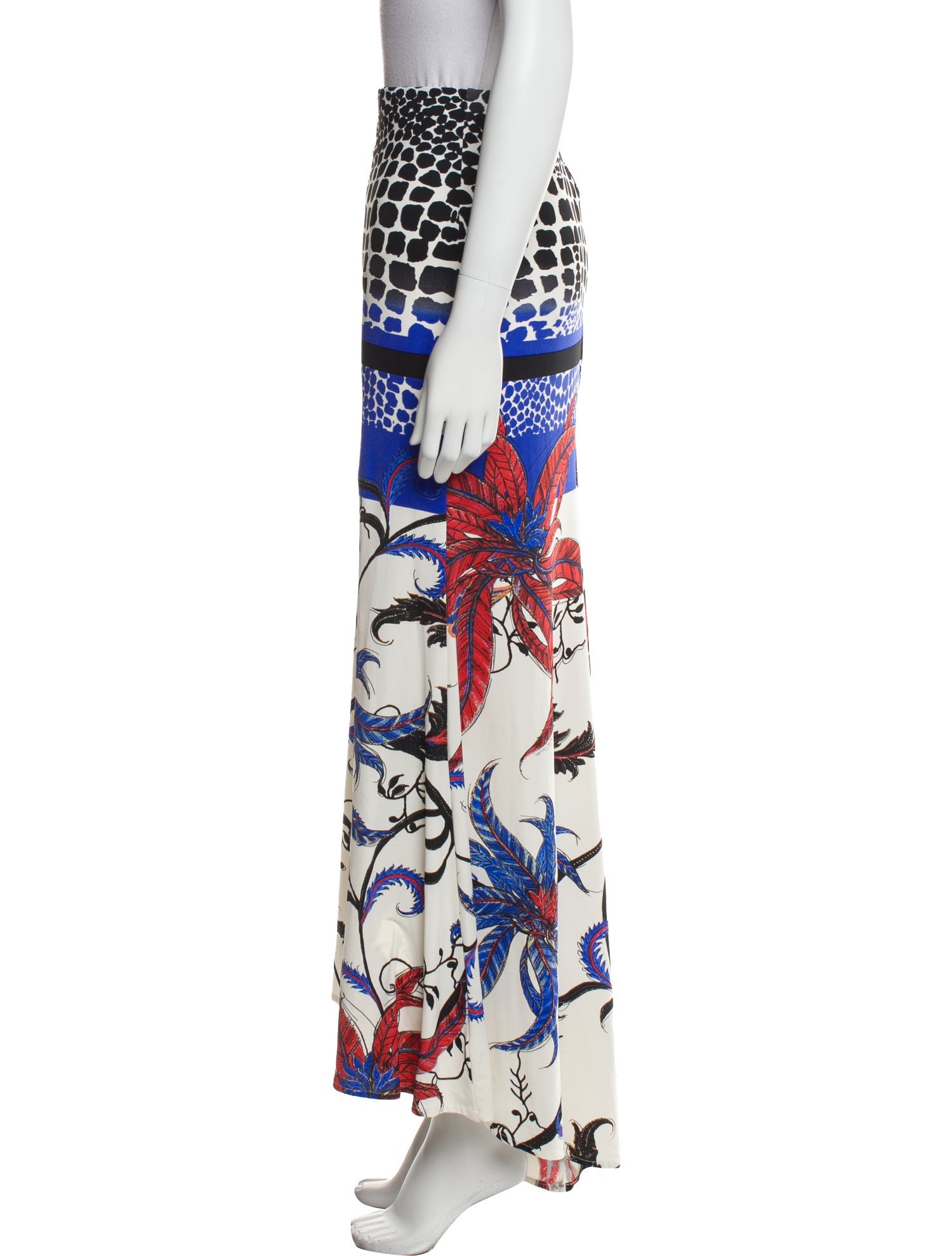 Roberto Cavalli Printed Midi Length Dress