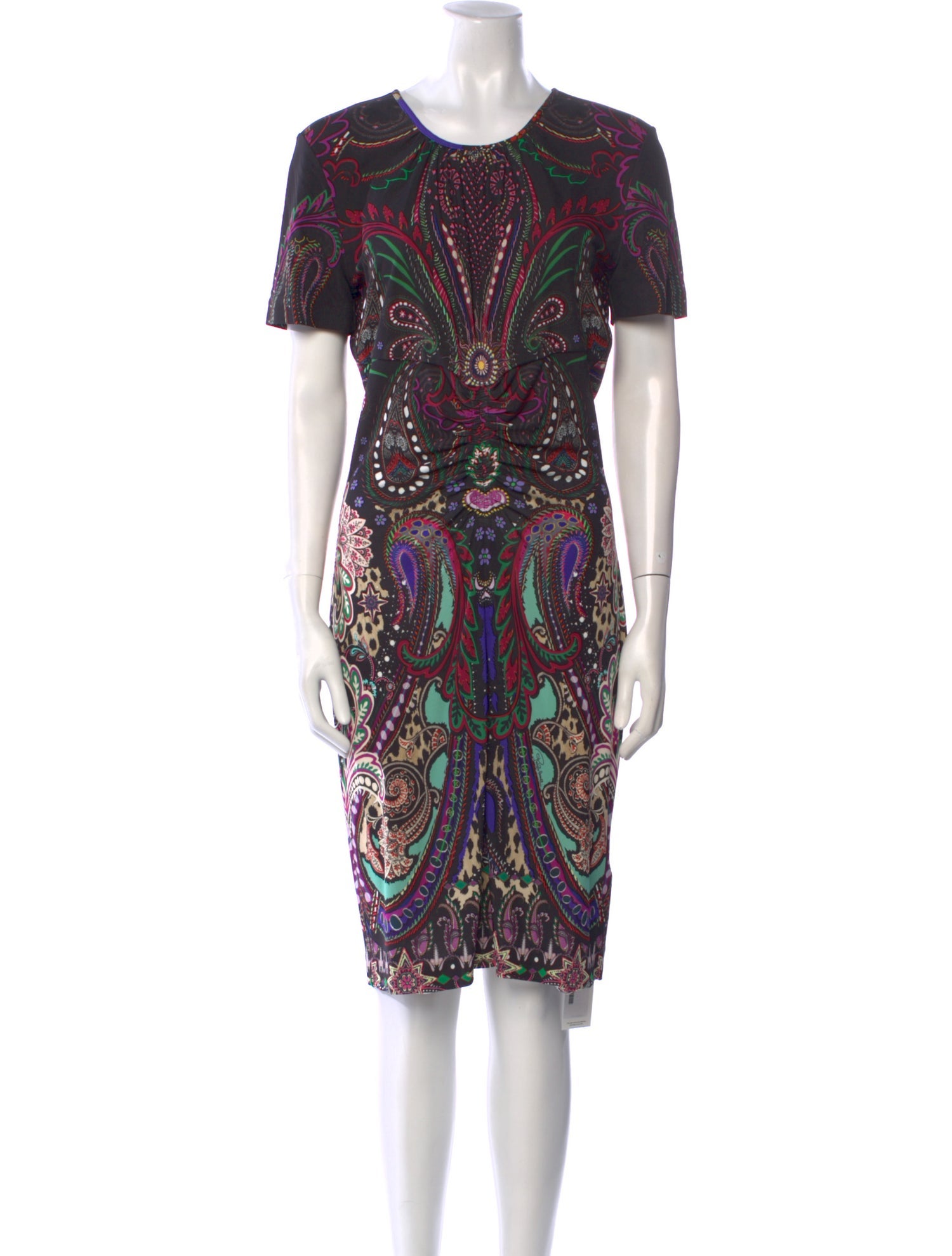 Roberto Cavalli Paisley Print Knee-Length Dress
