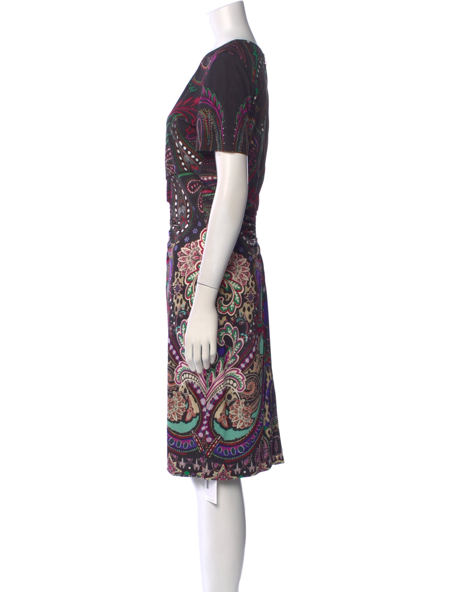 Roberto Cavalli Paisley Print Knee-Length Dress