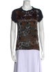 Roberto Cavalli Printed Crew Neck T-Shirt